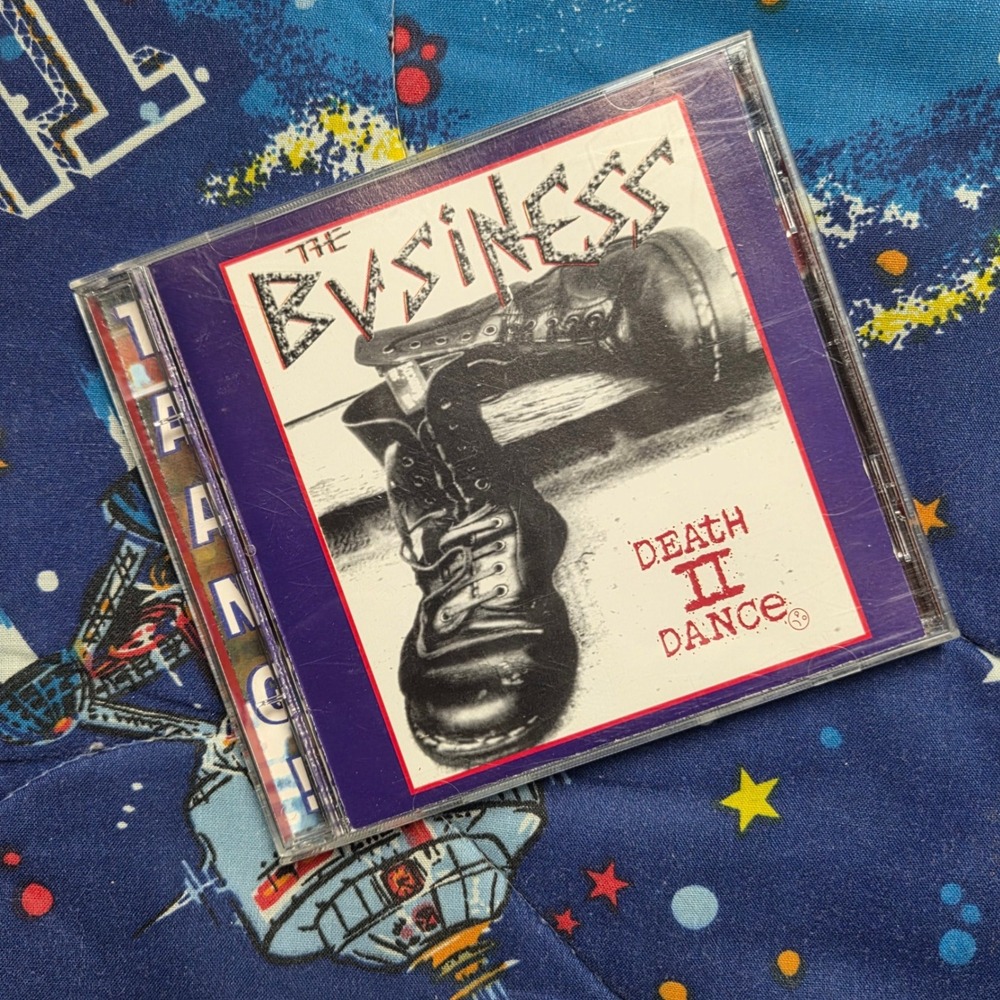 The Business CD Death II Dance 1995 Punk Rock Oi Taang Records